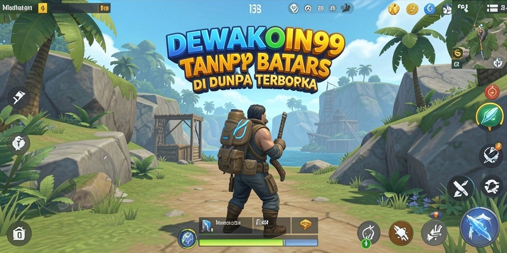 Tangkapan layar DEWAKOIN99 menampilkan petualangan seru di dunia terbuka.