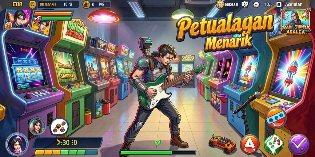 Tampilan gameplay E88 yang seru dan menantang.