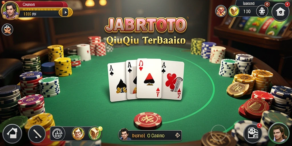 Tampilan gameplay QiuQiu yang seru di JABARTOTO.