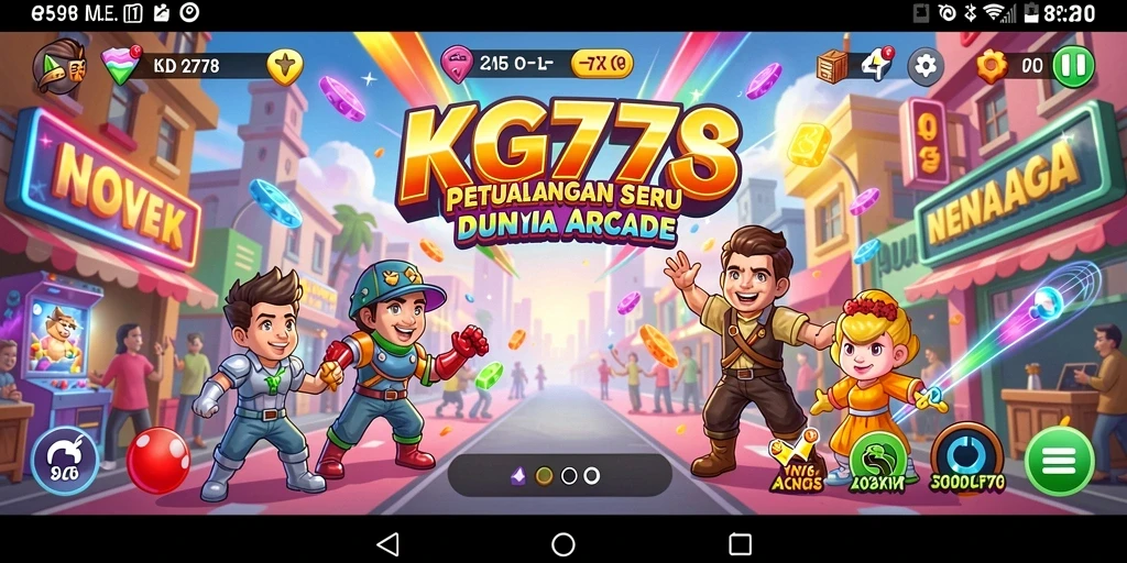 Tangkapan layar permainan KG778 menampilkan aksi seru dalam gameplay Arcade.