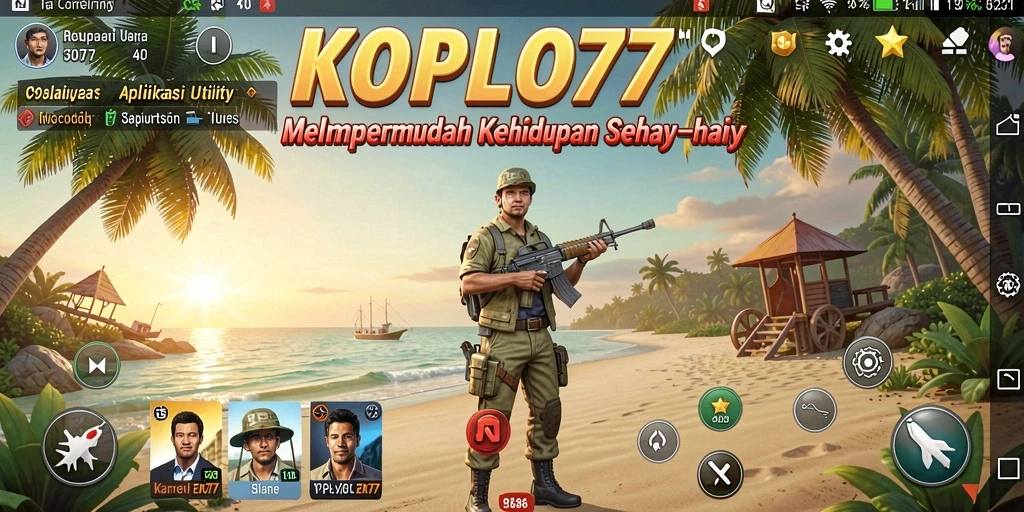 Tampilan antarmuka KOPLO77 yang intuitif dan user-friendly.