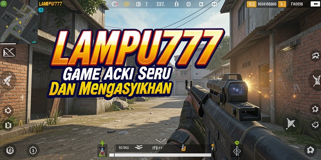 Tampilan gameplay seru di LAMPU777 dengan aksi menembak yang intens.