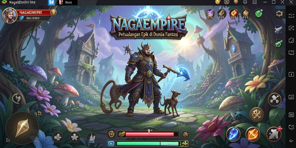 Gameplay NAGAEMPIRE yang menarik dengan misi penuh petualangan.