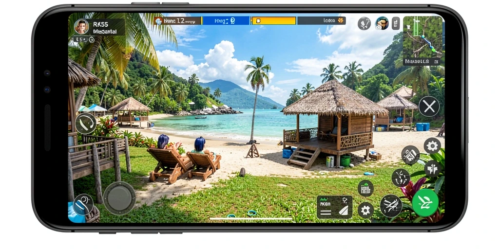 Tampilan gameplay RK55 yang menarik dan seru.