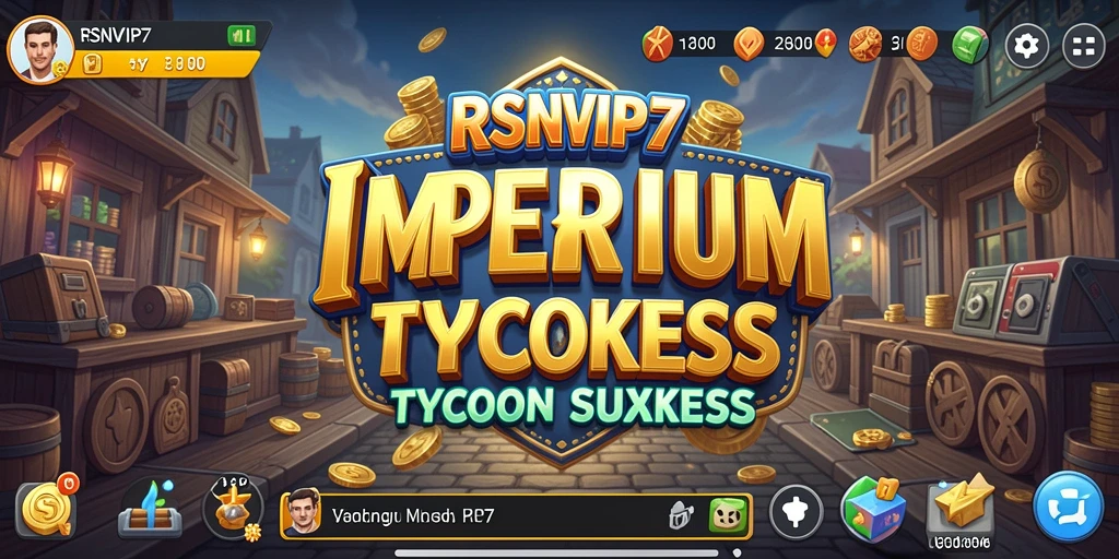 Tangkapan layar utama RSNVIP7 menampilkan keseruan gameplay Tycoon yang mendebarkan.