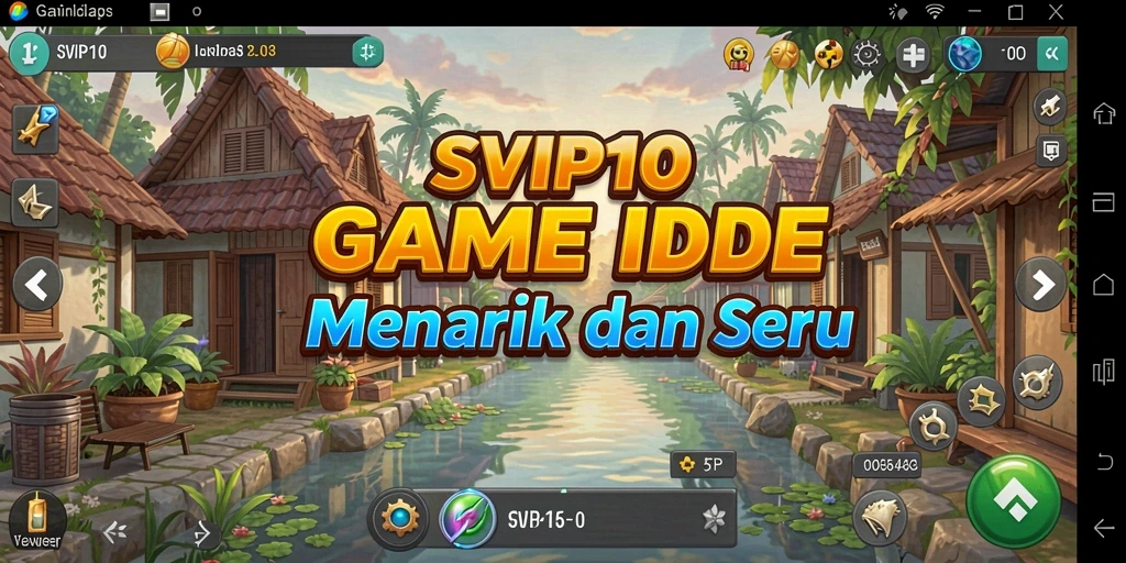 Tampilan gameplay SVIP10 yang menarik dengan karakter dan dunia unik.